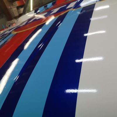BMW E30 M3 – Martini design fóliázás – 8. kép