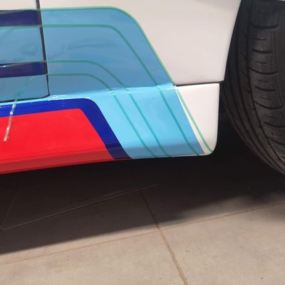 BMW E30 M3 – Martini design fóliázás – 22. kép