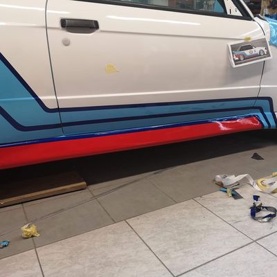 BMW E30 M3 – Martini design fóliázás – 25. kép