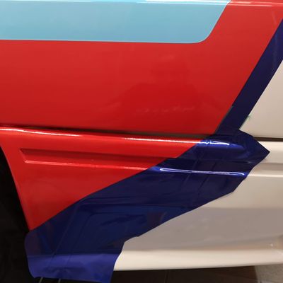 BMW E30 M3 – Martini design fóliázás – 28. kép