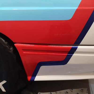 BMW E30 M3 – Martini design fóliázás – 32. kép