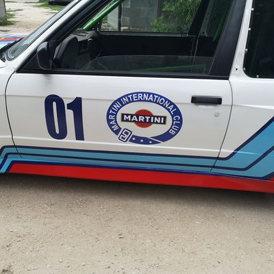 BMW E30 M3 – Martini design fóliázás – 37. kép