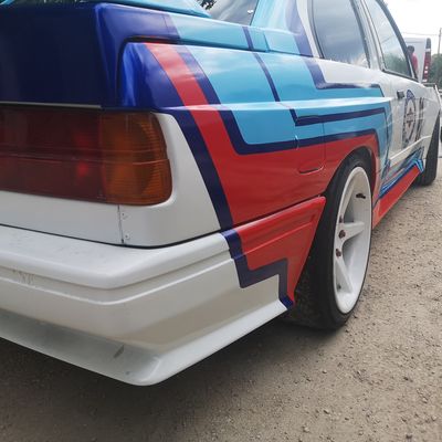 BMW E30 M3 – Martini design fóliázás – 39. kép