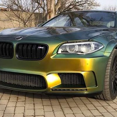 BMW M5 F10 Hamann – Avery Supreme Satin Fresh Spring – 2. kép