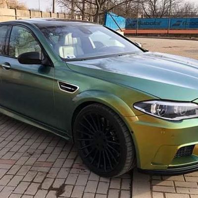 BMW M5 F10 Hamann – Avery Supreme Satin Fresh Spring – 6. kép