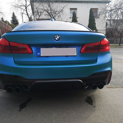 BMW M5 F90 – 3M SP276 Satin Flip Caribbean Shimmer – 5. kép