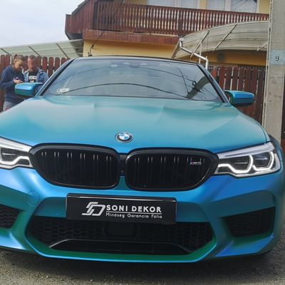 BMW M5 F90 – 3M SP276 Satin Flip Caribbean Shimmer – 10. kép