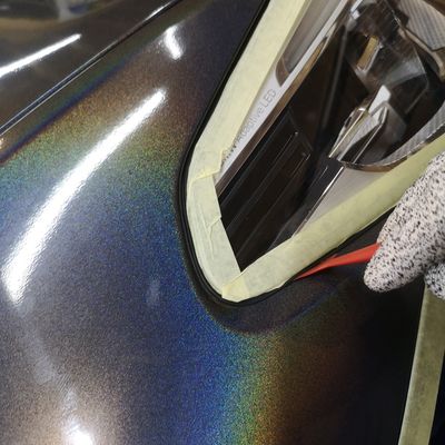 BMW M5 F90 – Avery Dennison Gloss Metallic Prismatic Grey – 9. kép