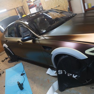 BMW M5 Hamann F10 – 3M Satin Flip Volcanic Flare – 7. kép
