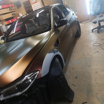 BMW M5 Hamann F10 – 3M Satin Flip Volcanic Flare – 18. kép
