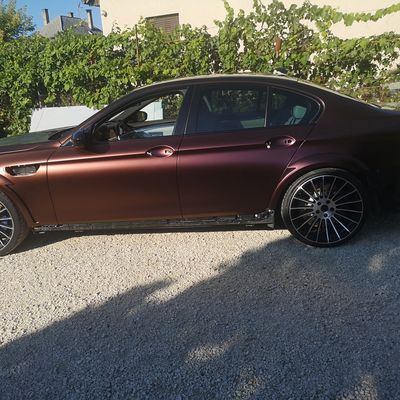 BMW M5 Hamann F10 – 3M Satin Flip Volcanic Flare – 30. kép