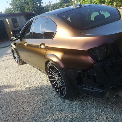 BMW M5 Hamann F10 – 3M Satin Flip Volcanic Flare – 31. kép