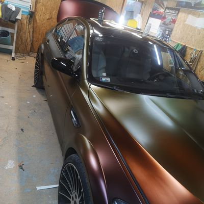 BMW M5 Hamann F10 – 3M Satin Flip Volcanic Flare – 41. kép