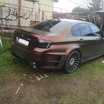 BMW M5 Hamann F10 – 3M Satin Flip Volcanic Flare – 62. kép