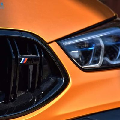 BMW M8 Competition – Avery Supreme Satin Metallic Energetic Yellow + PPF – 2. kép
