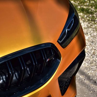 BMW M8 Competition – Avery Supreme Satin Metallic Energetic Yellow + PPF – 3. kép