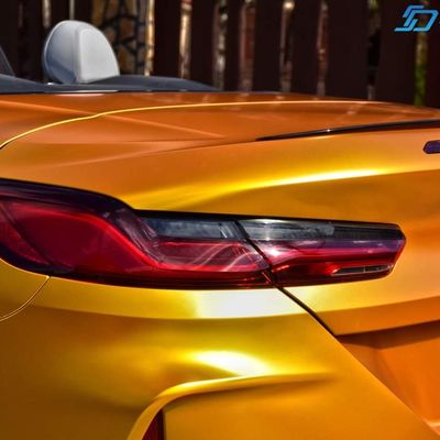 BMW M8 Competition – Avery Supreme Satin Metallic Energetic Yellow + PPF – 13. kép