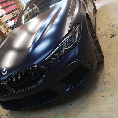 BMW M8 Competition – Avery Supreme Satin Metallic Energetic Yellow + PPF – 19. kép