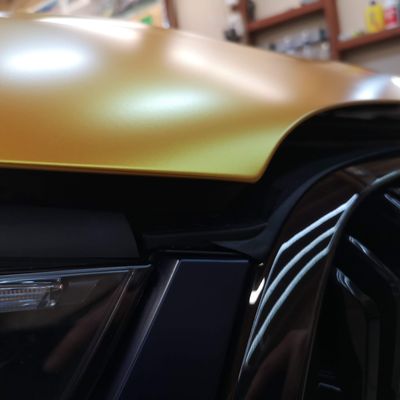 BMW M8 Competition – Avery Supreme Satin Metallic Energetic Yellow + PPF – 25. kép