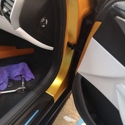 BMW M8 Competition – Avery Supreme Satin Metallic Energetic Yellow + PPF – 27. kép
