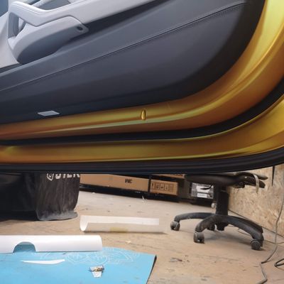 BMW M8 Competition – Avery Supreme Satin Metallic Energetic Yellow + PPF – 32. kép