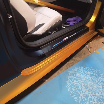 BMW M8 Competition – Avery Supreme Satin Metallic Energetic Yellow + PPF – 36. kép