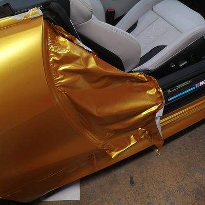 BMW M8 Competition – Avery Supreme Satin Metallic Energetic Yellow + PPF – 38. kép