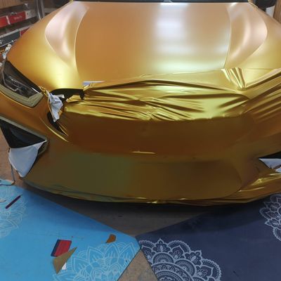 BMW M8 Competition – Avery Supreme Satin Metallic Energetic Yellow + PPF – 49. kép
