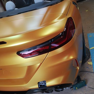 BMW M8 Competition – Avery Supreme Satin Metallic Energetic Yellow + PPF – 56. kép