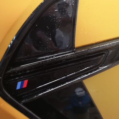 BMW M8 Competition – Avery Supreme Satin Metallic Energetic Yellow + PPF – 64. kép