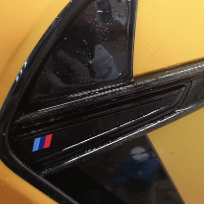 BMW M8 Competition – Avery Supreme Satin Metallic Energetic Yellow + PPF – 65. kép