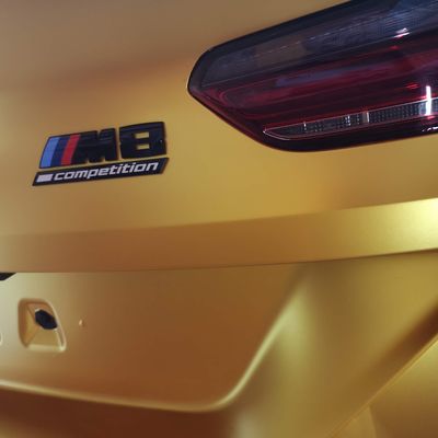 BMW M8 Competition – Avery Supreme Satin Metallic Energetic Yellow + PPF – 69. kép