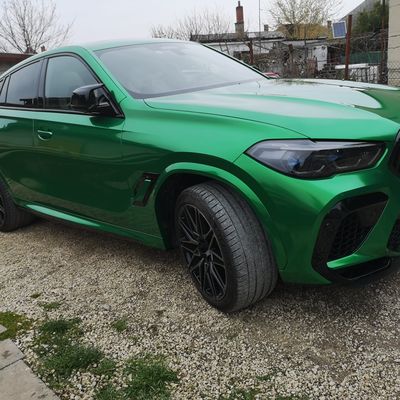 BMW X6 M Competition – Avery Supreme Gloss Metallic Radioactive + PPF – 8. kép