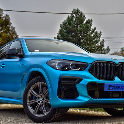 BMW X6 M50i – 3M Satin Ocean Shimmer + PPF – 1. kép
