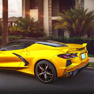 Corvette C8 – Avery Supreme Satin Metallic Energetic Yellow – 2. kép