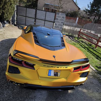 Corvette C8 – Avery Supreme Satin Metallic Energetic Yellow – 3. kép