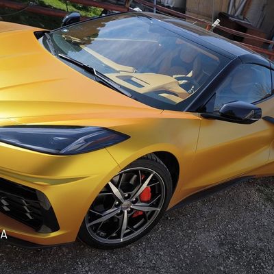 Corvette C8 – Avery Supreme Satin Metallic Energetic Yellow – 6. kép