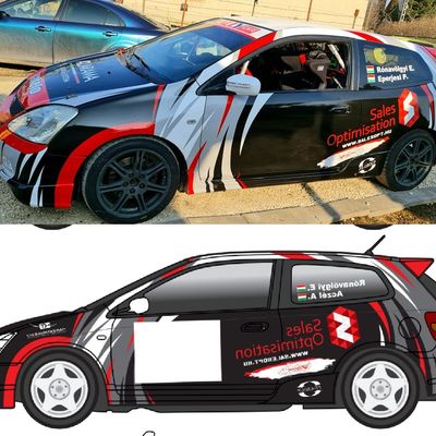 Honda Civic Type R – Rónavölgyi Endre 2WD rally design – 1. kép