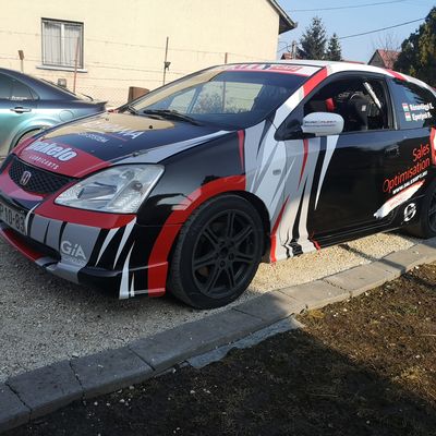 Honda Civic Type R – Rónavölgyi Endre 2WD rally design – 9. kép