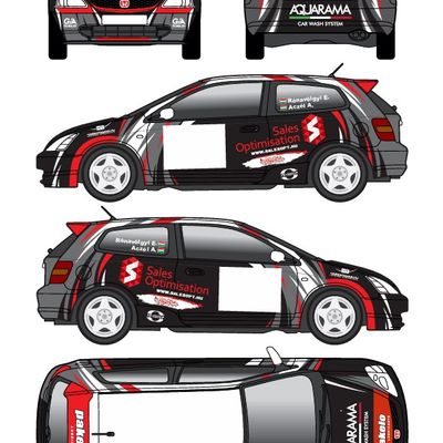 Honda Civic Type R – Rónavölgyi Endre 2WD rally design – 20. kép