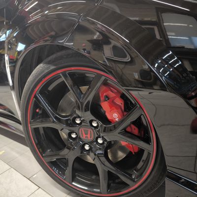 Honda Civic Type R – Skyfol PPF front egyedi mintázással – 5. kép