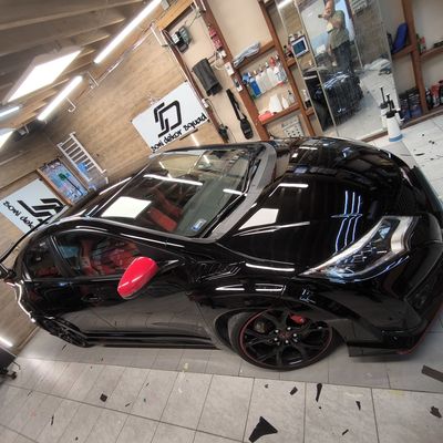 Honda Civic Type R – Skyfol PPF front egyedi mintázással – 7. kép