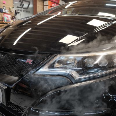 Honda Civic Type R – Skyfol PPF front egyedi mintázással – 12. kép