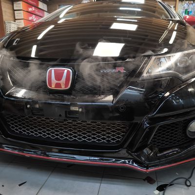 Honda Civic Type R – Skyfol PPF front egyedi mintázással – 13. kép