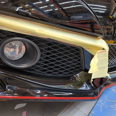 Honda Civic Type R – Skyfol PPF front egyedi mintázással – 24. kép
