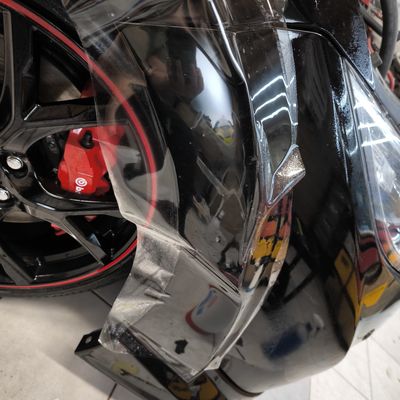 Honda Civic Type R – Skyfol PPF front egyedi mintázással – 38. kép