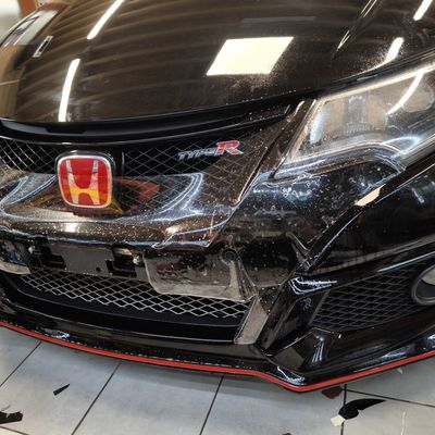 Honda Civic Type R – Skyfol PPF front egyedi mintázással – 51. kép