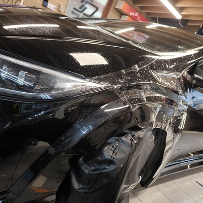 Honda Civic Type R – Skyfol PPF front egyedi mintázással – 56. kép