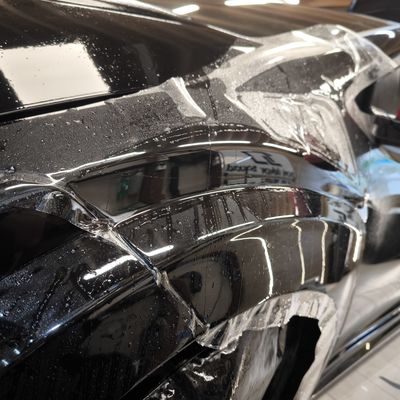 Honda Civic Type R – Skyfol PPF front egyedi mintázással – 58. kép