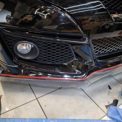 Honda Civic Type R – Skyfol PPF front egyedi mintázással – 69. kép
